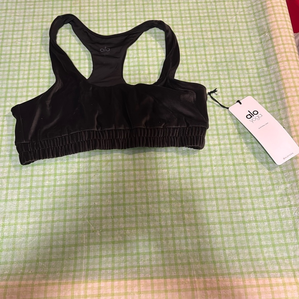 Alo yoga velour glimmer bra